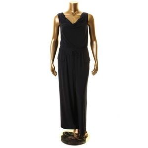 Vince camuto navy Jumpsuit size large that